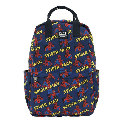 Spiderman AOP Square Nylon Backpack