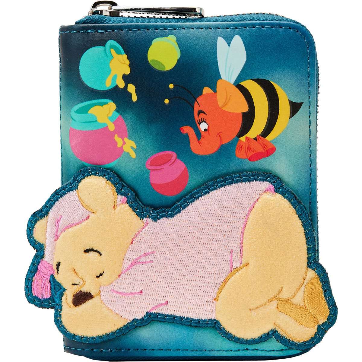 Loungefly! Wallet: Disney Winnie The Pooh Heffa-Dreams Zip Around Wallet