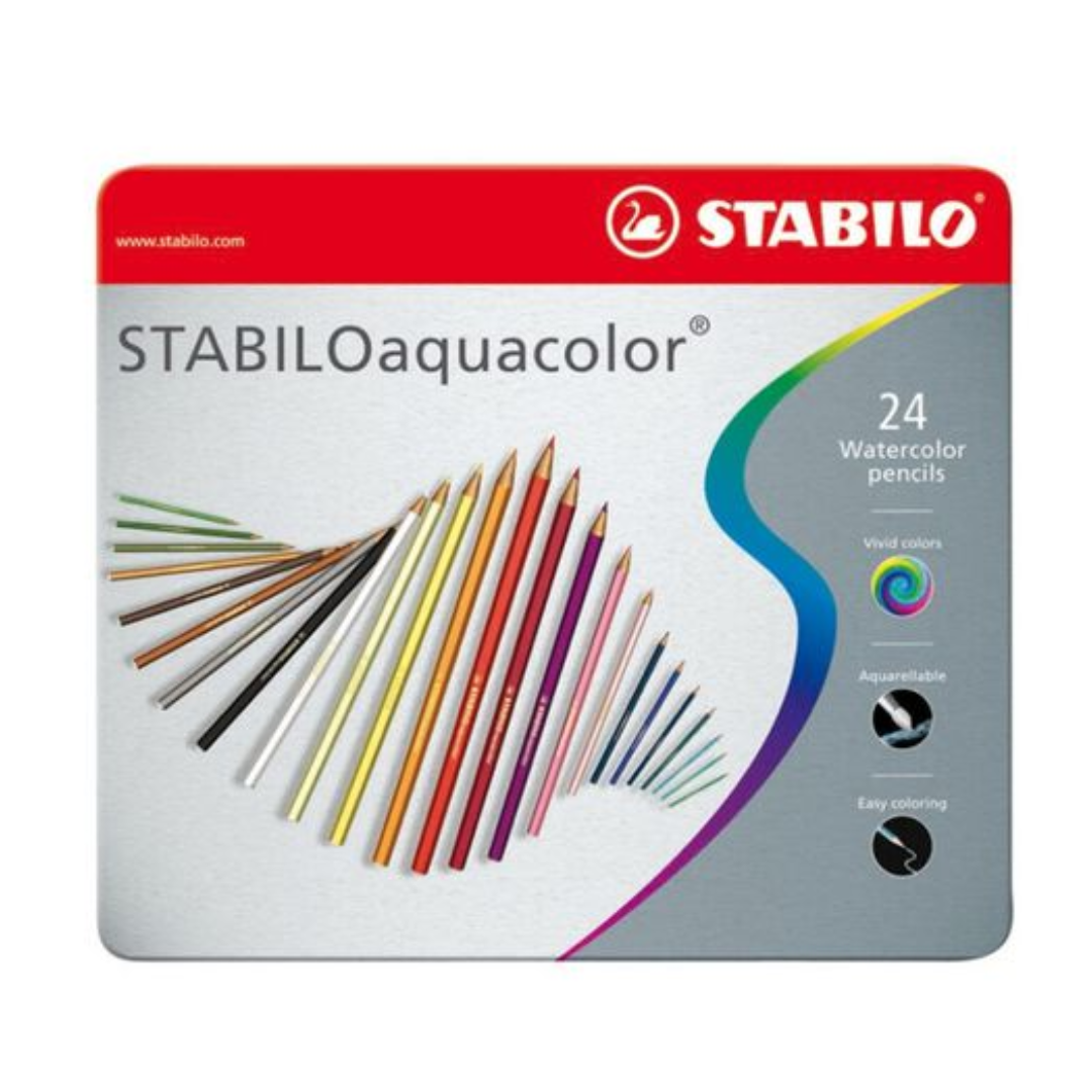 Stabilo 24 Watercolor Pencils
