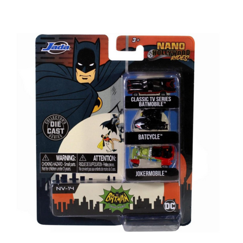 Batman 1.65" 3-Pack Nano - 253211001