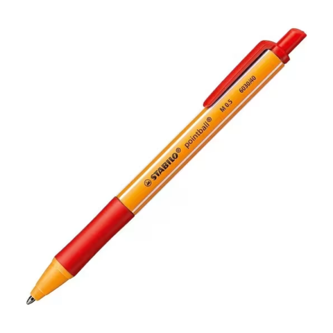 Stabilo Pointball Pen 6030/40 Red