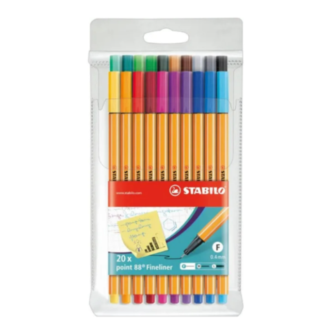 Stabilo Fineliner Point 88 Pen Set Of 20