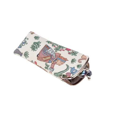 Alice in Wonderland Glasses Case Soft Clasp Close Pouch Sun Eye Bag - GPCH-ALICE
