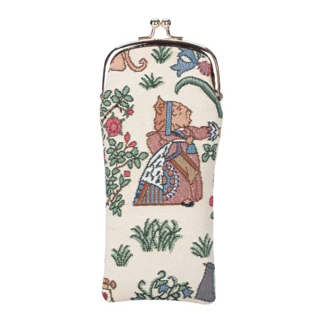 Alice in Wonderland Glasses Case Soft Clasp Close Pouch Sun Eye Bag - GPCH-ALICE
