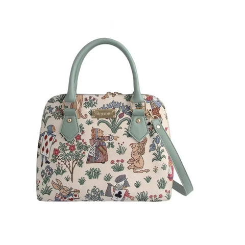 Tapestry Hand Bag For Woman Alice Design - CONV-ALICE