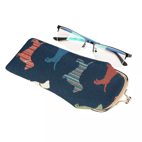 Glass Pouch Bag-Dachshund - GPCH-DACH