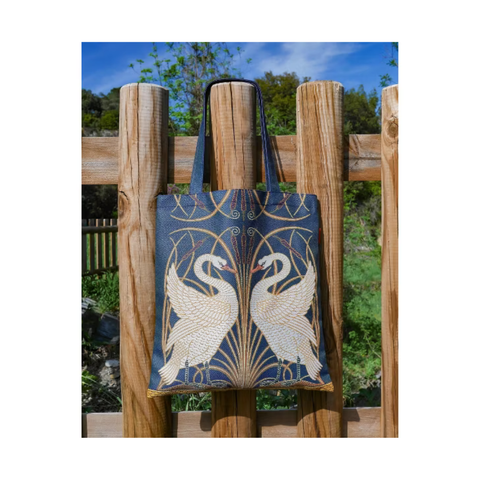 Flat Tote Bag - Swan LD233 - FLAT-SWAN