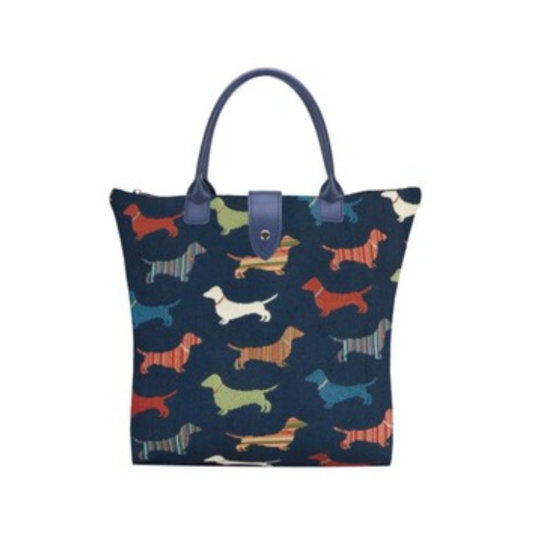 Foldable Bag - Dachshund - FOLD-DACH