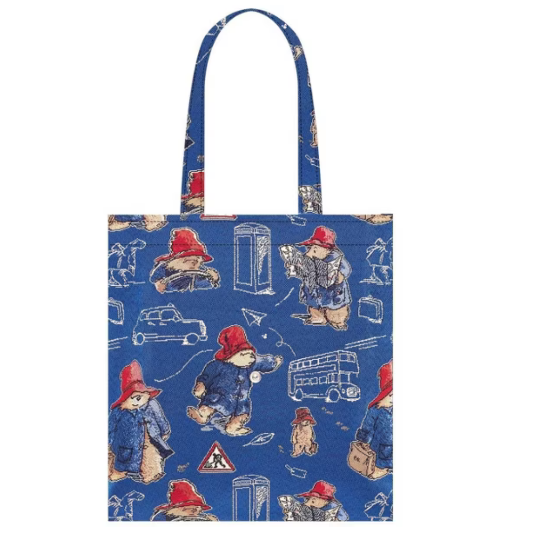 Flat Tote Bag - Paddington Blue FLAT-PADDBL