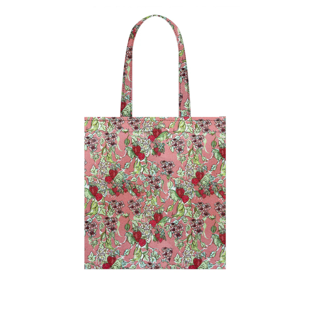 Flat Tote Bag - Wild Strawberry - FLAT-WLSTRW