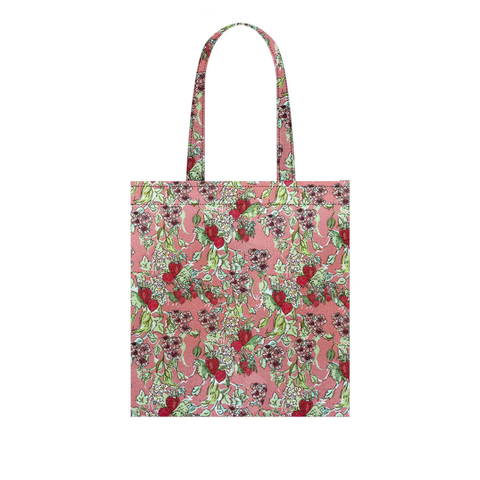 Flat Tote Bag - Wild Strawberry - FLAT-WLSTRW