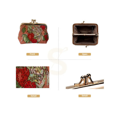 Frame Purse - Wild Strawberry - FRMP-WLSTRW