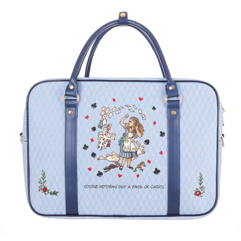 Alice In Wonderland Cabin Bag Hand Luggage Travel Weekend Carry On Tapestry - CABIN-AIW-CARD