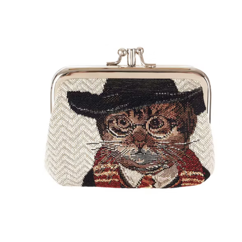 Frame Purse-BTH- Magical Cat - FRMP-BTH-MAGICCAT