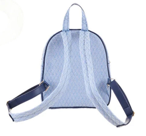 Alice In Wonderland Nothing But Cards Blue Tapestry Daypack Backpack Bag - DAPK-AIW-CARD
