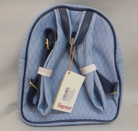 Alice In Wonderland Nothing But Cards Blue Tapestry Daypack Backpack Bag - DAPK-AIW-CARD