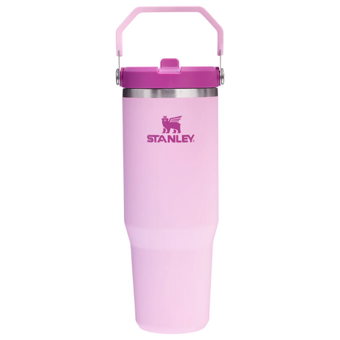 Stanley Ice Flow GO 890ml/30oz Flip Straw Wtr Btl Cherry Blossom