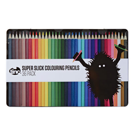 Super Slick Colouring Pencils  (Pack of 36) - Tinc - The English Bookshop