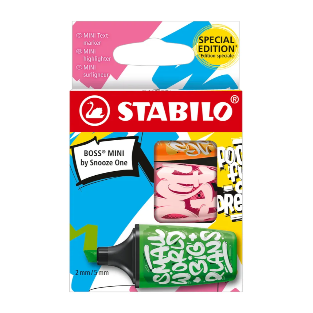 Stabilo Boss Mini Textmarker By Snooze One 3Er 