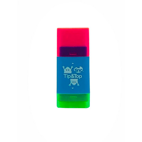 Tip n Top Eraser/Sharpener - Multi - The English Bookshop Kuwait
