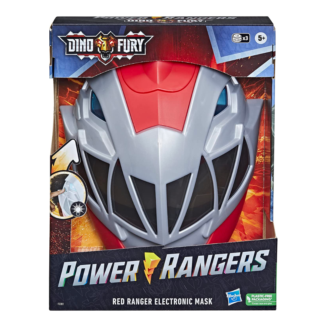 PRG DNF RED RANGER ELECTRONIC MASK - F2281