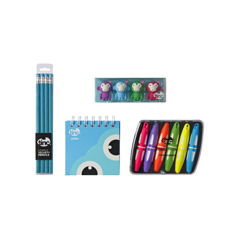 Blue Jotter Pad Gift Set - Tinc - The English Bookshop