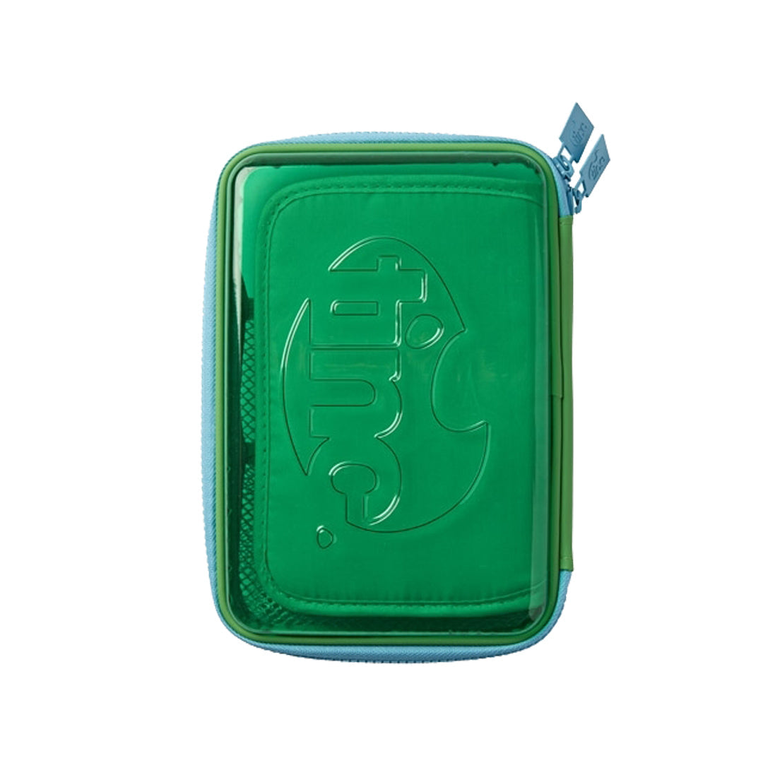 Tinc Glossy Hardtop Pencil Case - Green - Tinc - The English Bookshop