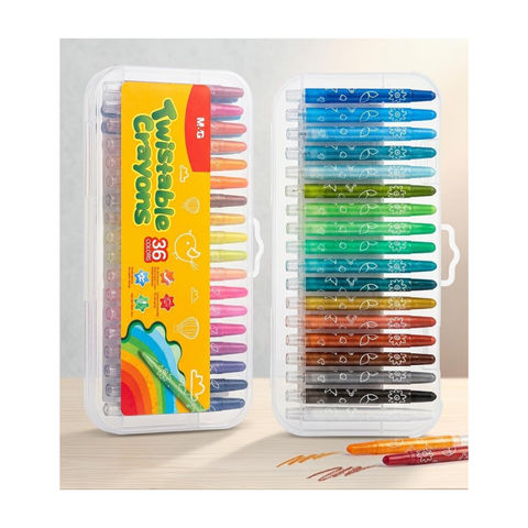 M&G Twistable Crayon 36 colors PP Box Package-AGMX4335-01150105