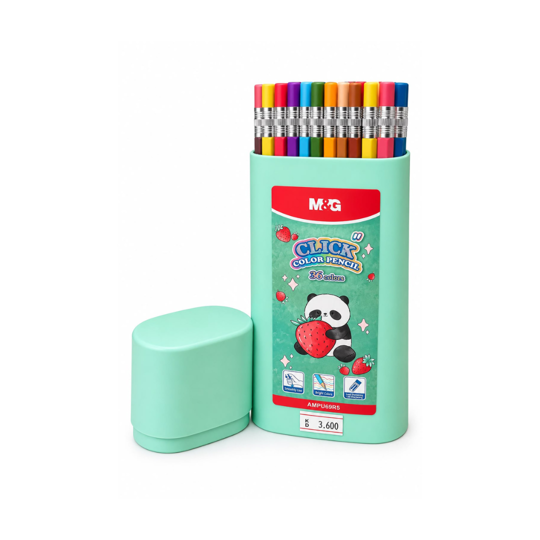 M&G Retractable i-click Colour Pencil 36colours-AMPU69R5-01150175