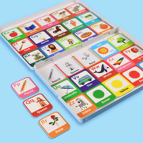 Educational Kit with Magnetic Pieces: My First Letters & Words  🧲