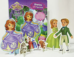 Sofia the First with push out figurines