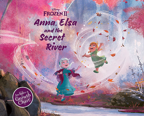 Frozen 2 - Anna, Elsa and the Secret River - includes a Growth Chart!