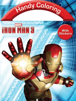 Handy Coloring Iron Man 3 with Stickers