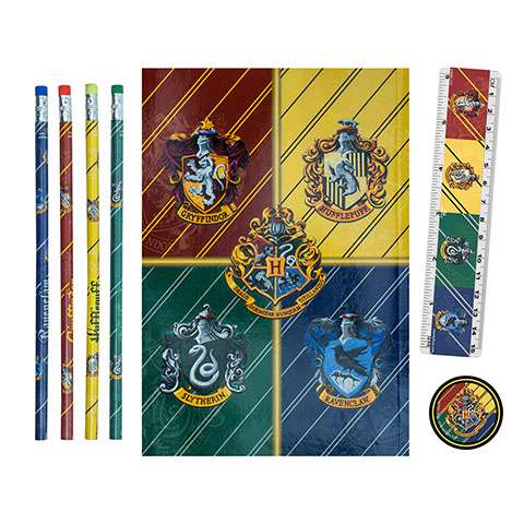 CNR STATIONERY SET: HARRY POTTER- HOGWARTS HOUSES