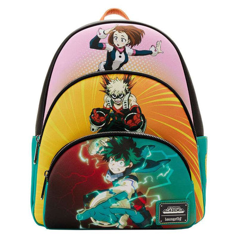 LF BACKPACK: MHA- TRIPLE POCKET SCENE