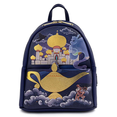 LF MINI BACKPACK: DISNEY- ALADDIN JASMINE CASTLE